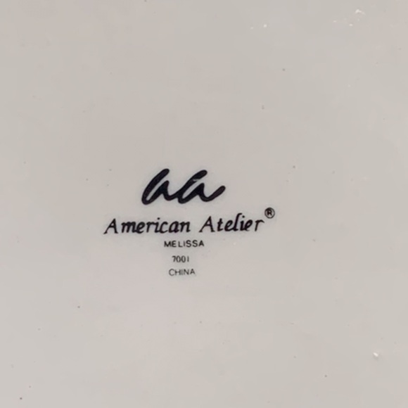 8 American Atelier Melissa salad Plates - Picture 2 of 7